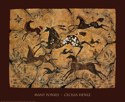 Poster for sale:  Cecilia Henle - Many Ponies