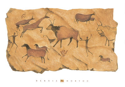 Poster for sale:  Bernie Horton - Stone Age  II